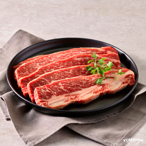 [선물세트] 프리미엄 명절 추석 고기세트 미국산 초이스 블랙앵거스 소고기 LA갈비 1.5kg